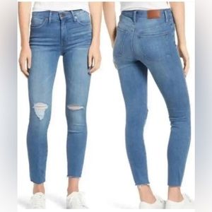 MADEWELL: Pre-owned 9”MID-RISE SKINNY JEANS